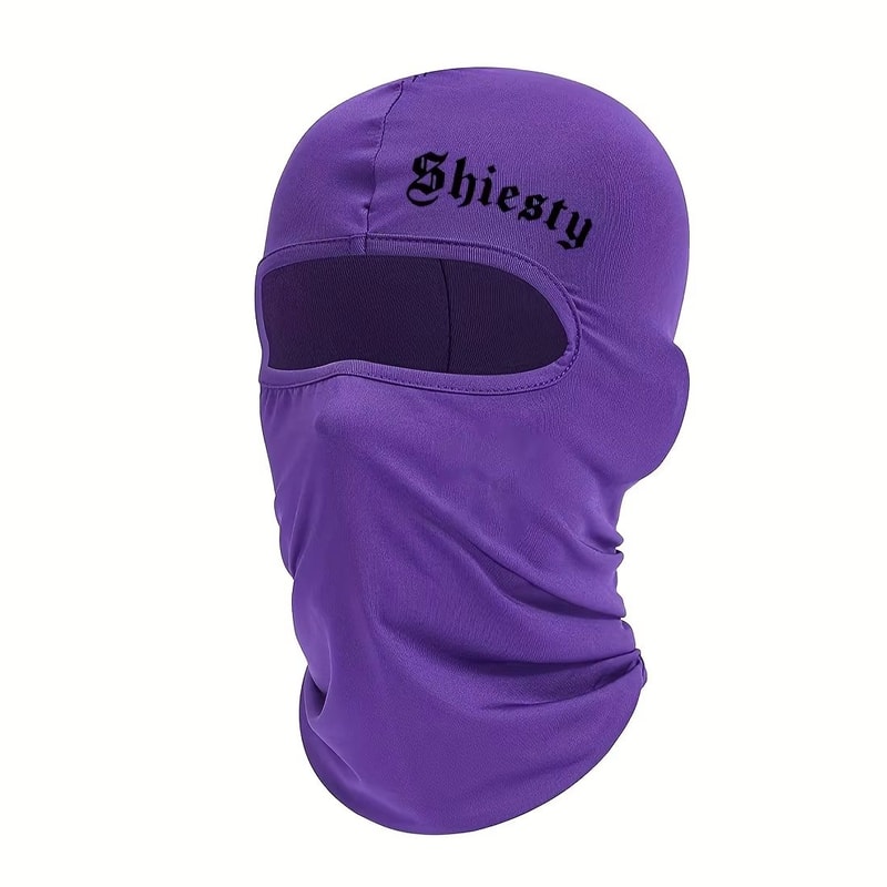 Smiling Face Print Unisex Balaclava Neck Cover Mask 6