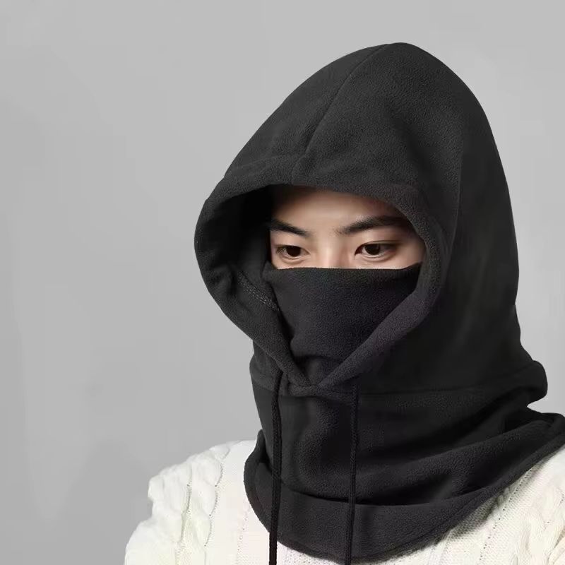 Unisex Winter Fleece Balaclava Face Mask And Neck Warmer Hooded Cap 1