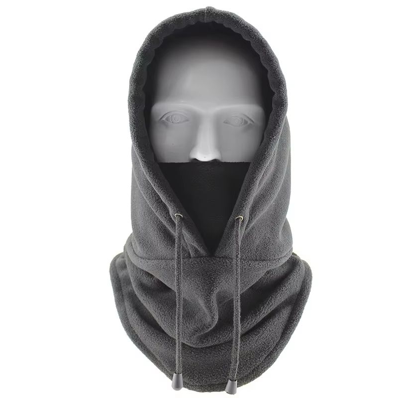 Unisex Winter Fleece Balaclava Face Mask And Neck Warmer Hooded Cap 5