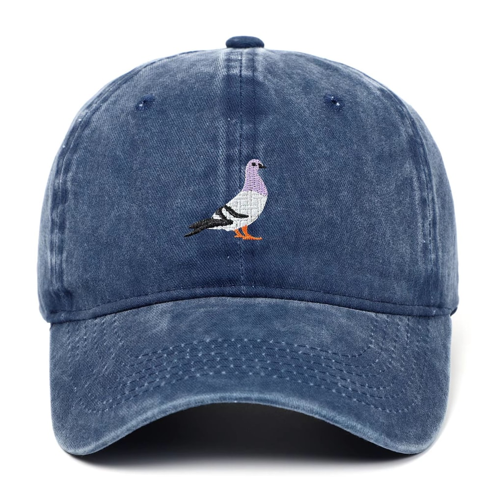 Unisex Pigeon Embroidery Baseball Cap For All Seasons 2