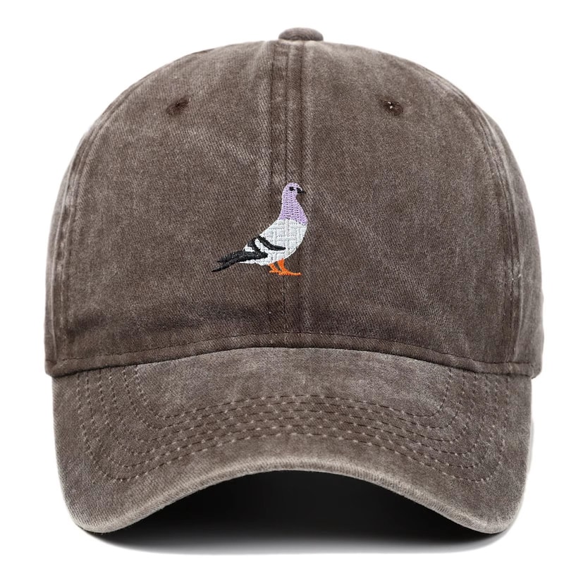 Unisex Pigeon Embroidery Baseball Cap For All Seasons 4