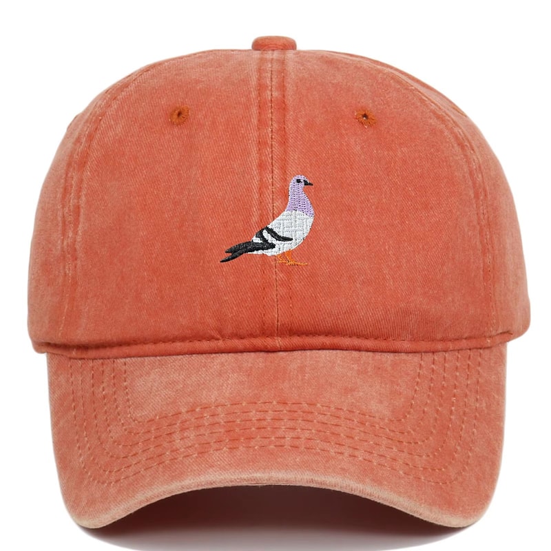 Unisex Pigeon Embroidery Baseball Cap For All Seasons 16