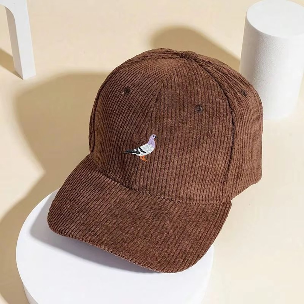 Unisex Pigeon Embroidery Baseball Cap For All Seasons 21