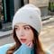 Womens Winter Windproof Layered Knitted Beanie Hat 1