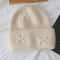 Womens Winter Windproof Layered Knitted Beanie Hat 14