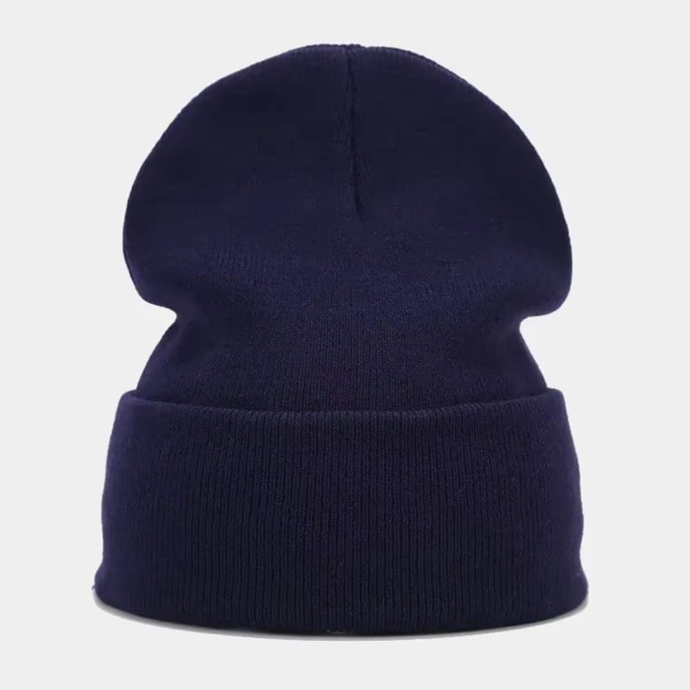 Solid Knitted Winter Beanie Hat For Men And Women 11