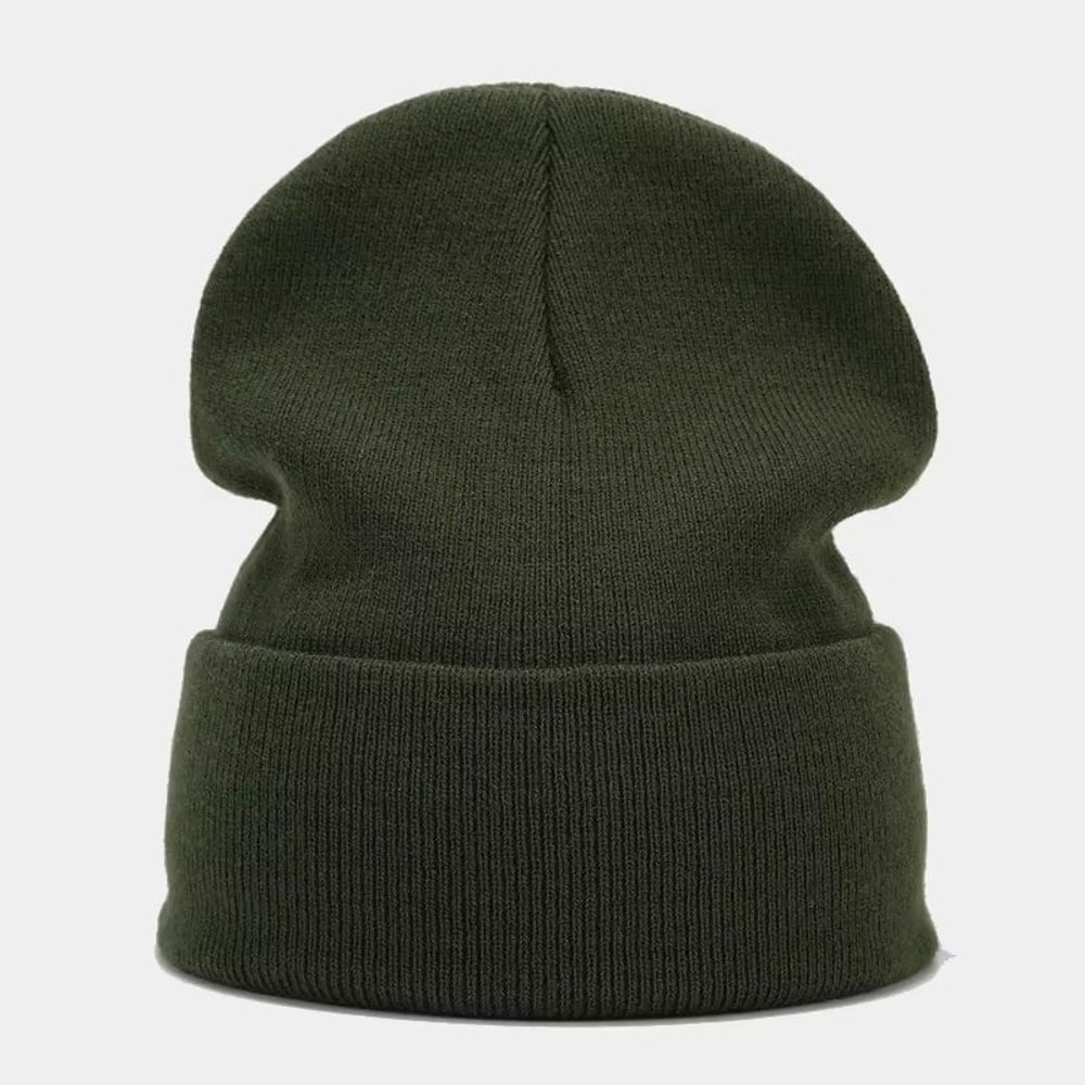 Solid Knitted Winter Beanie Hat For Men And Women 15