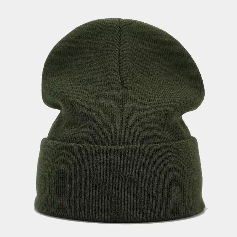Solid Knitted Winter Beanie Hat For Men And Women 15