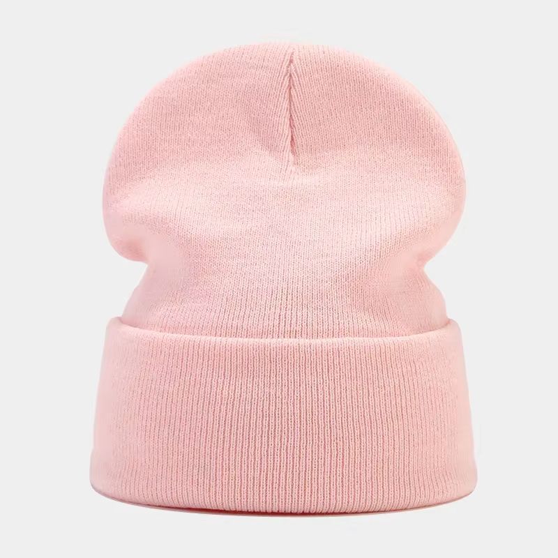 Solid Knitted Winter Beanie Hat For Men And Women 3