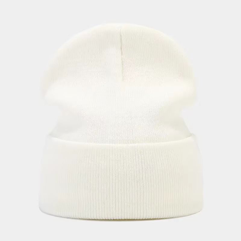 Solid Knitted Winter Beanie Hat For Men And Women 22