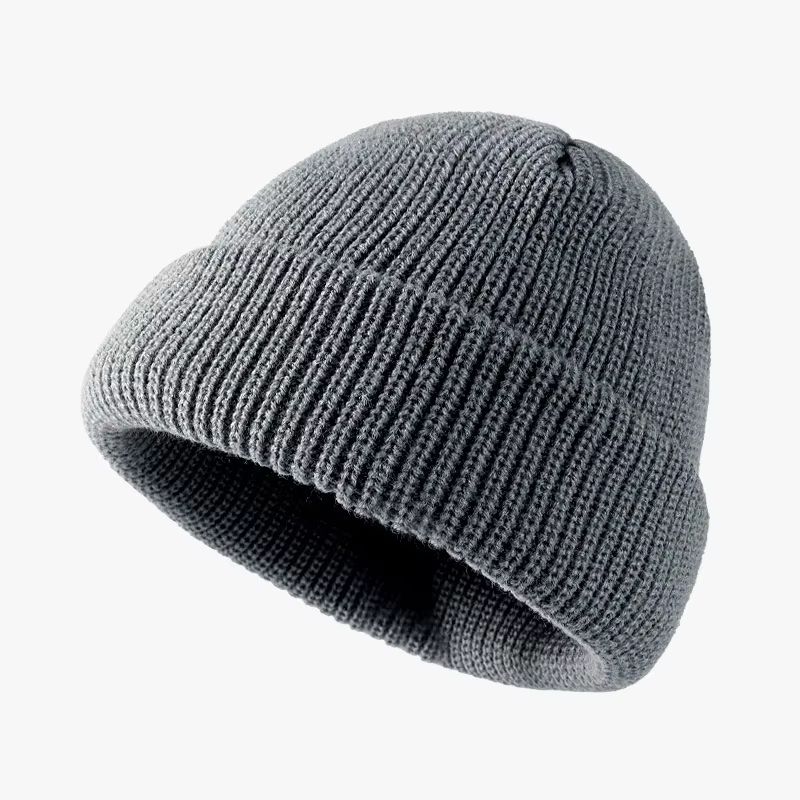 Unisex Knitted Melon Skin Winter Beanie Hat 11