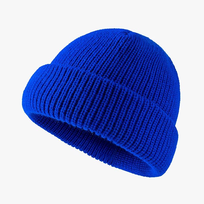 Unisex Knitted Melon Skin Winter Beanie Hat 12