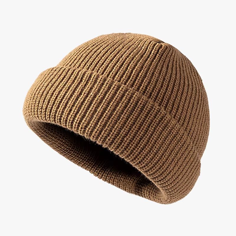 Unisex Knitted Melon Skin Winter Beanie Hat 17