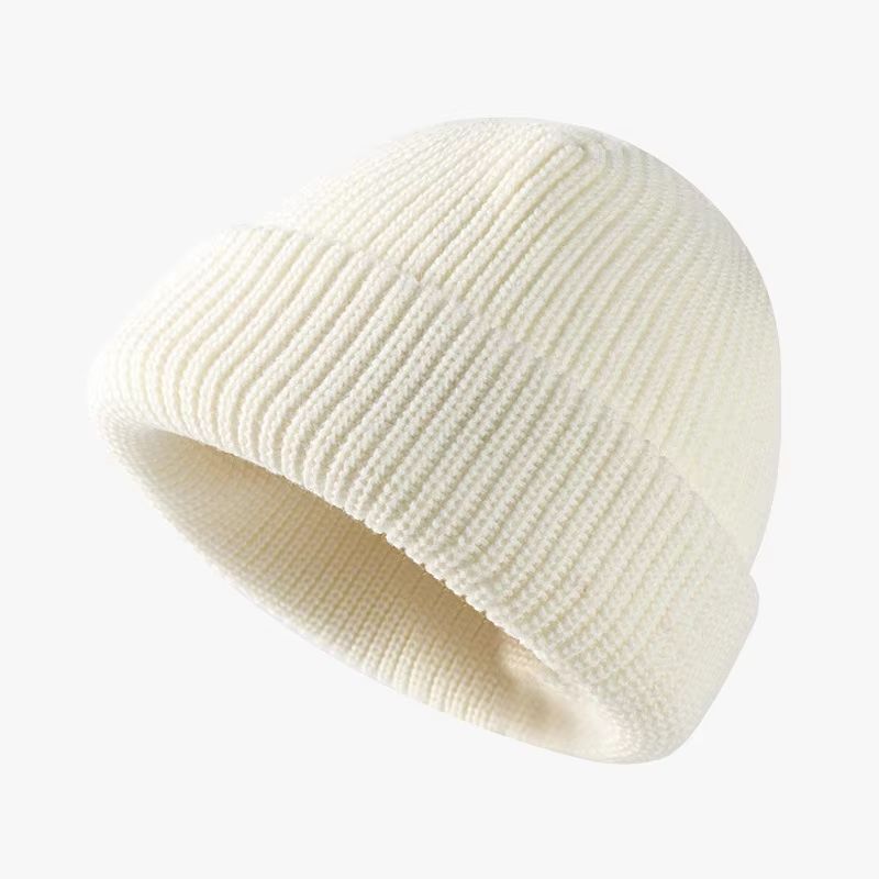 Unisex Knitted Melon Skin Winter Beanie Hat 7