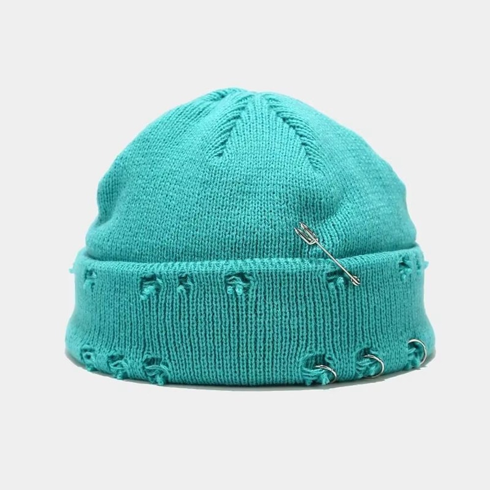 1pc Winter Harajuku Y2k Style Knitted Beanies Hats For Womenoutdoor Fashion Warm Thick Flanging Met 7