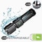 Rechargeable Waterproof Tactical LED Flashlight With Zoom 0