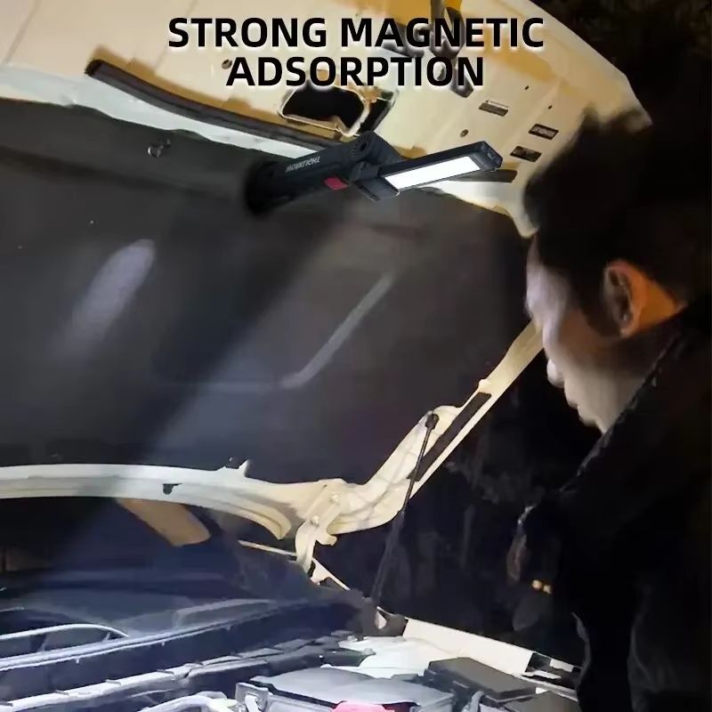 USB Rechargeable Waterproof Camping LED Work Light With Magnet And Hook 3