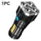 High Power Rechargeable LED Flashlight With COB Side Light And Lantern 6