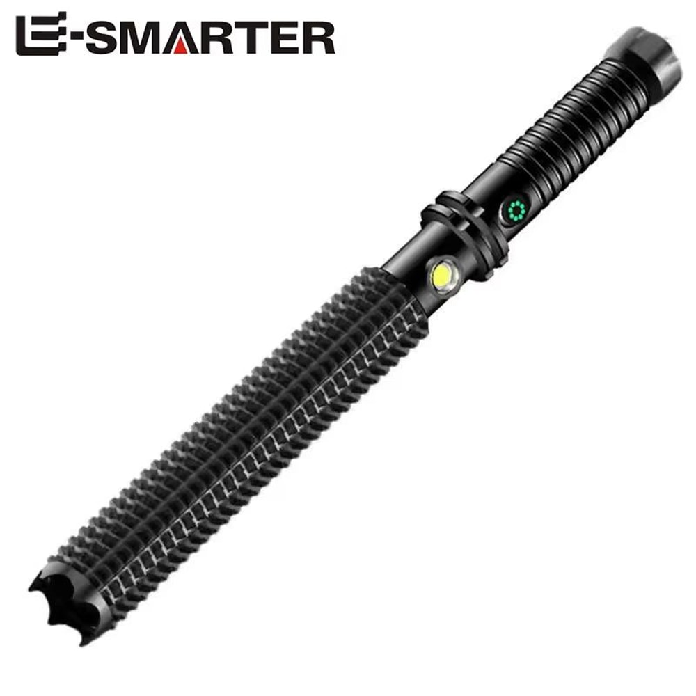 Rechargeable Tactical SelfDefense Flashlight With Window Breaker And Emergency Tool 6
