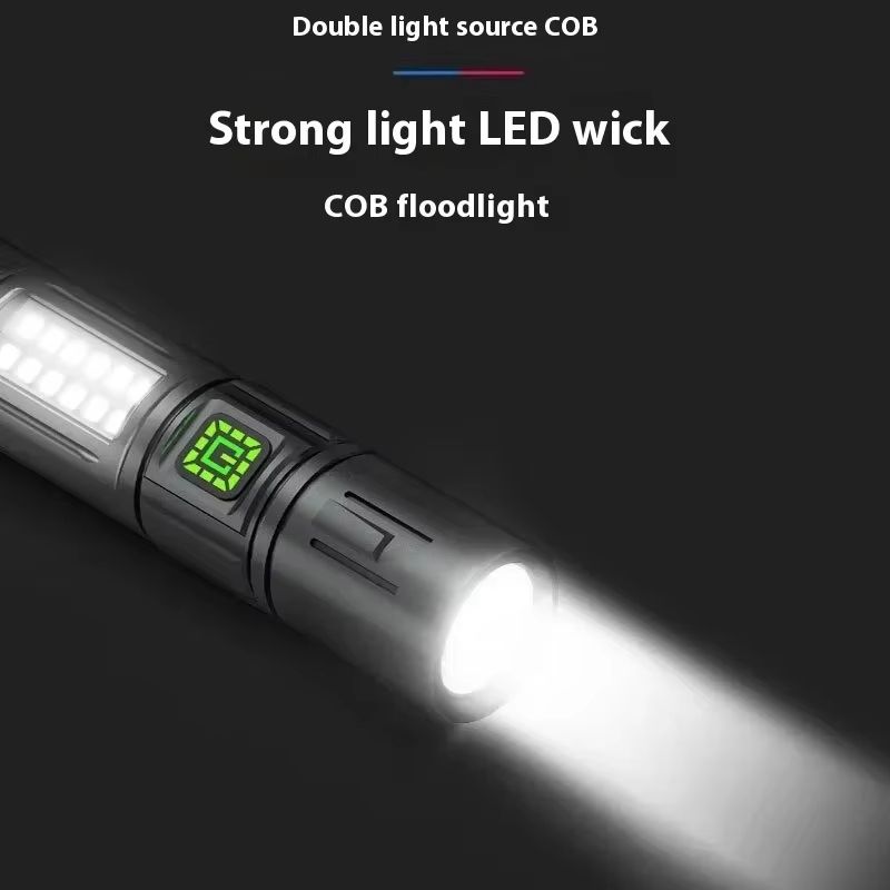 Rechargeable Bright LED Flashlight With Built N Battery For Outdoor Activities 1