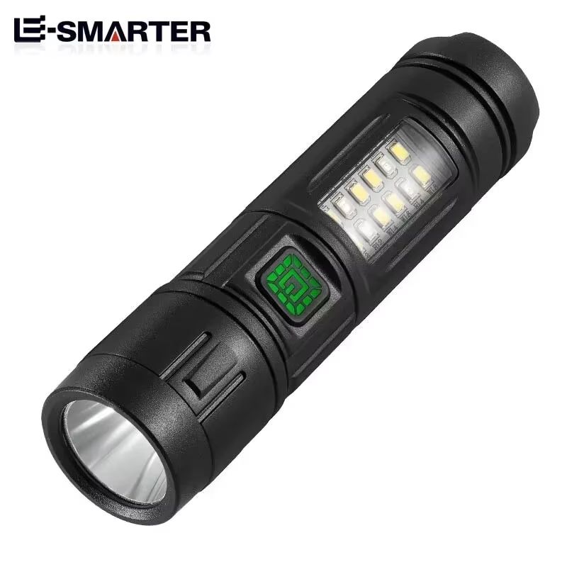 Rechargeable Bright LED Flashlight With Built N Battery For Outdoor Activities 4