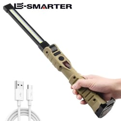 folding rechargeable cob xpe led work light with emergency modes