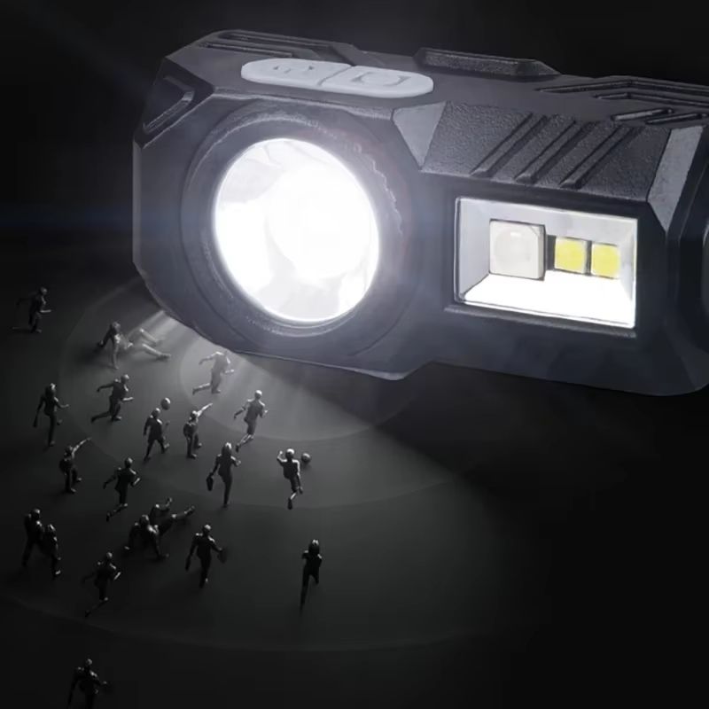 Rechargeable Motion Sensor LED Headlamp With Magnet And Cap Clip 3