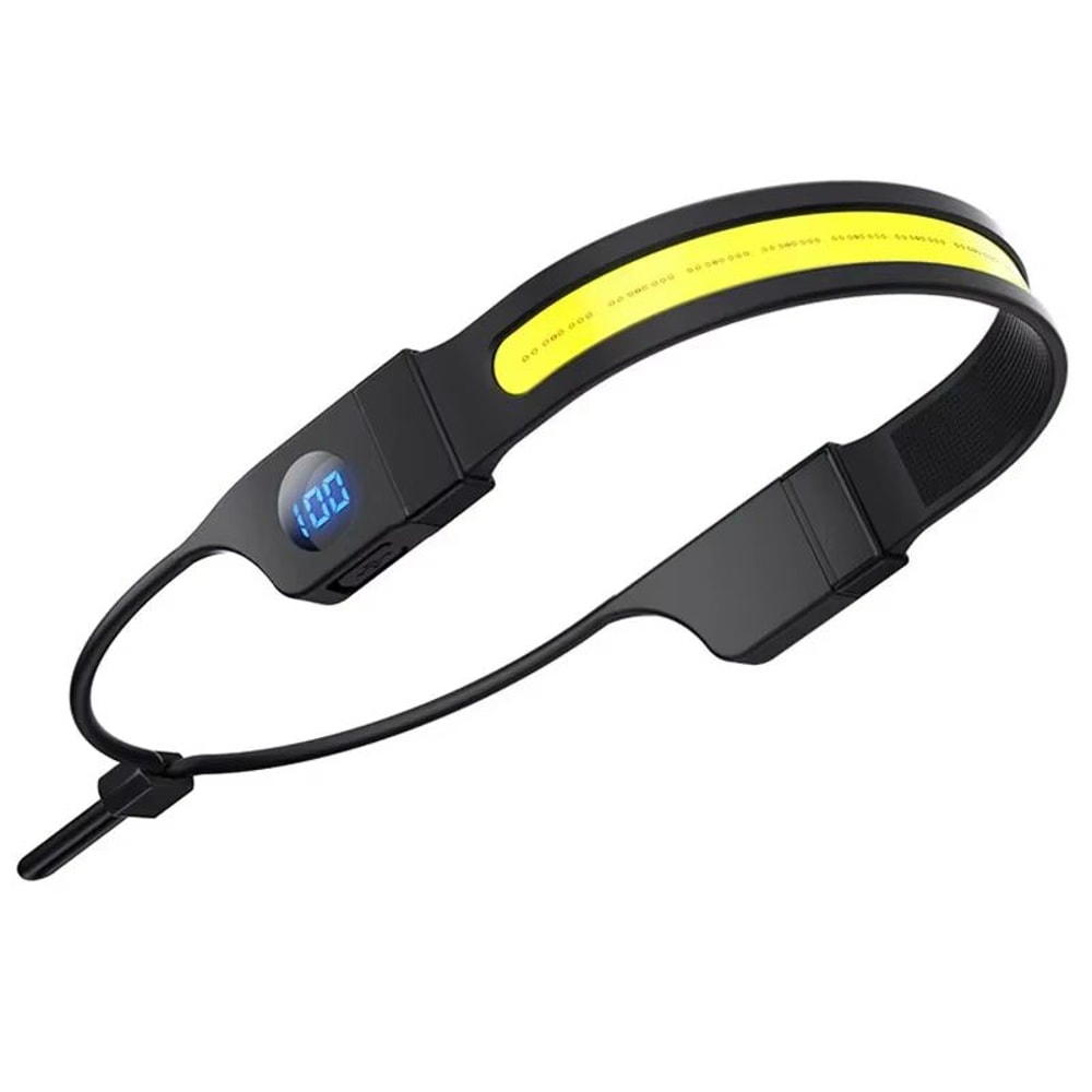 USB Rechargeable Digital Display LED Headlamp With COB Light 1