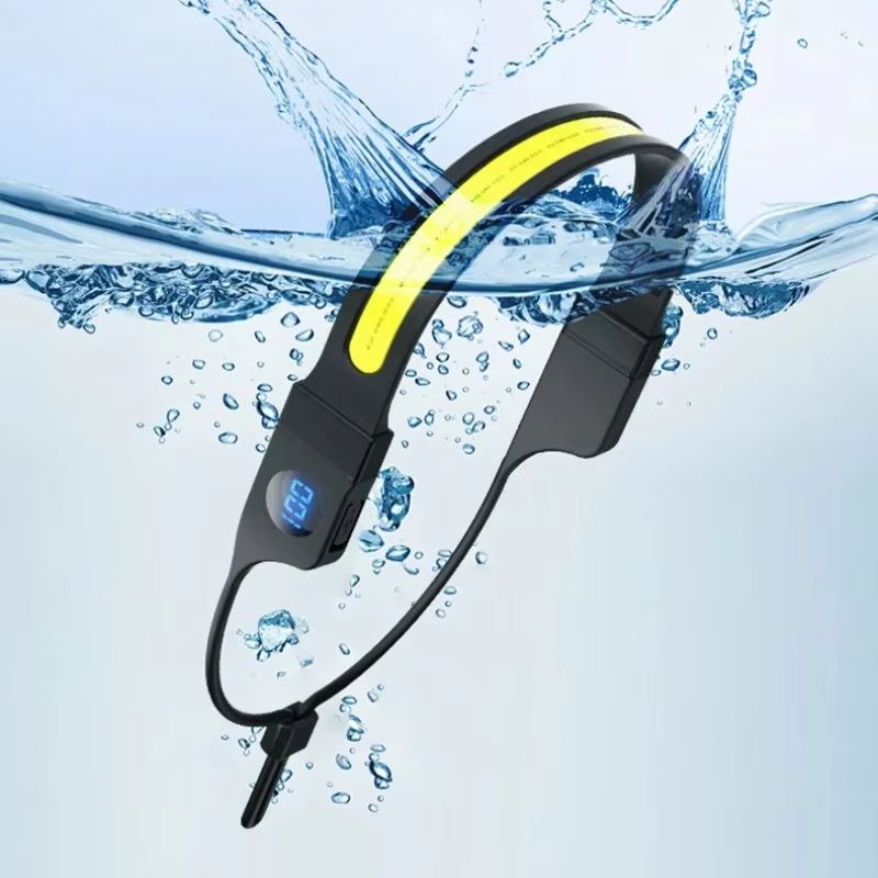 USB Rechargeable Digital Display LED Headlamp With COB Light 3