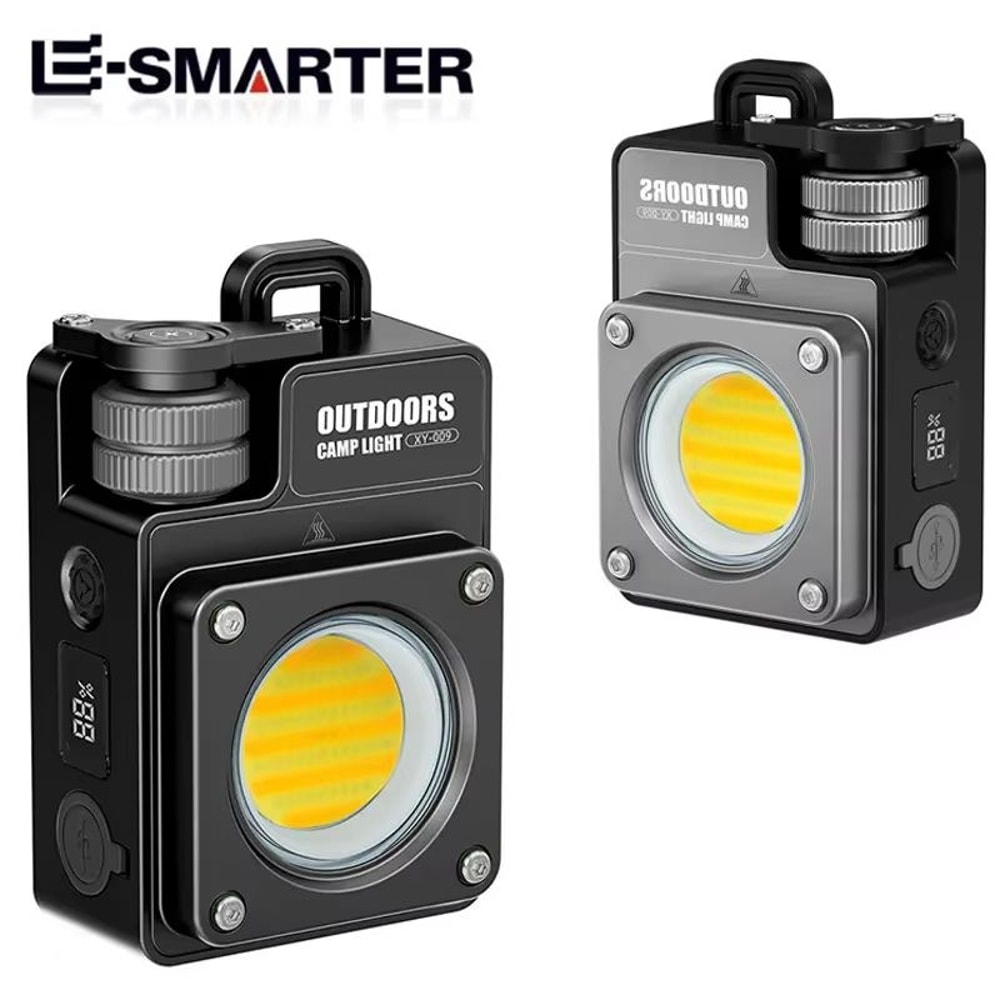 COB Rechargeable Waterproof Camping Lantern With Magnetic Hook And Emergency Charger 1