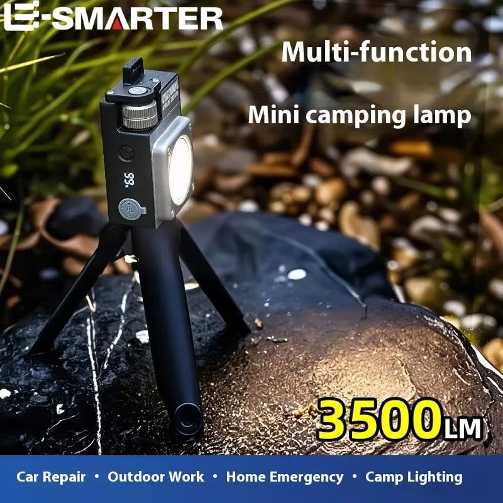 COB Rechargeable Waterproof Camping Lantern With Magnetic Hook And Emergency Charger 2