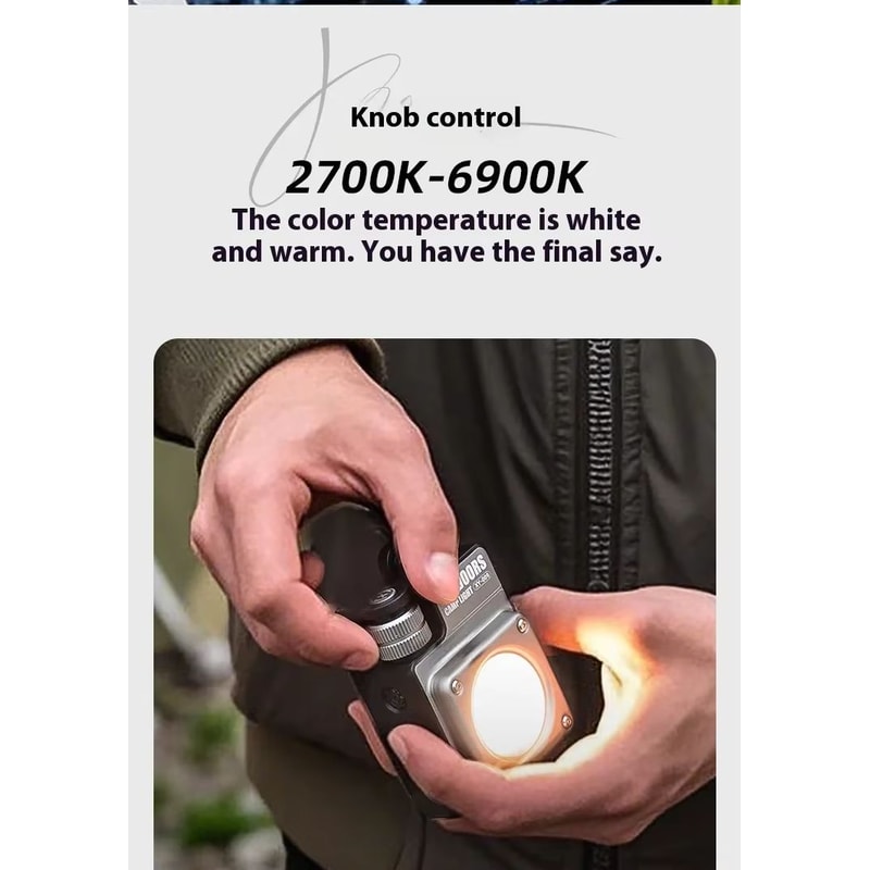 COB Rechargeable Waterproof Camping Lantern With Magnetic Hook And Emergency Charger 4