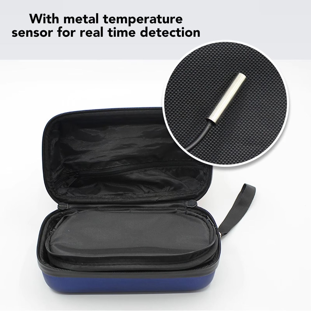 Insulin Cooler Travel Case With Temperature Display And Thermal Insulation 1