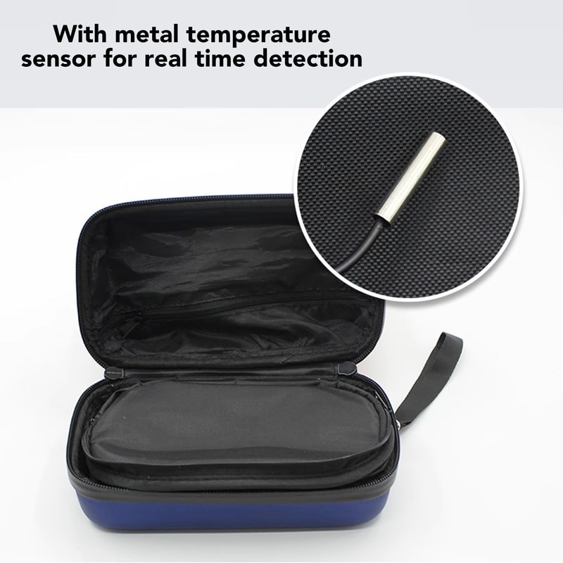 Insulin Cooler Travel Case With Temperature Display And Thermal Insulation 1