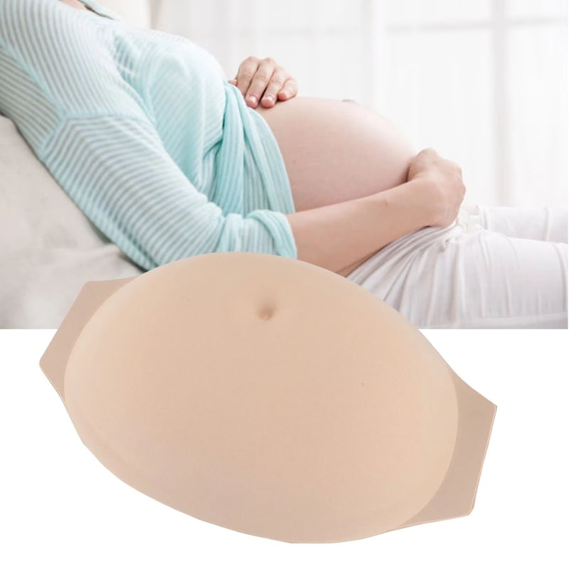 Breathable Synthetic Pregnancy Belly With Soft Lightweight Design 0