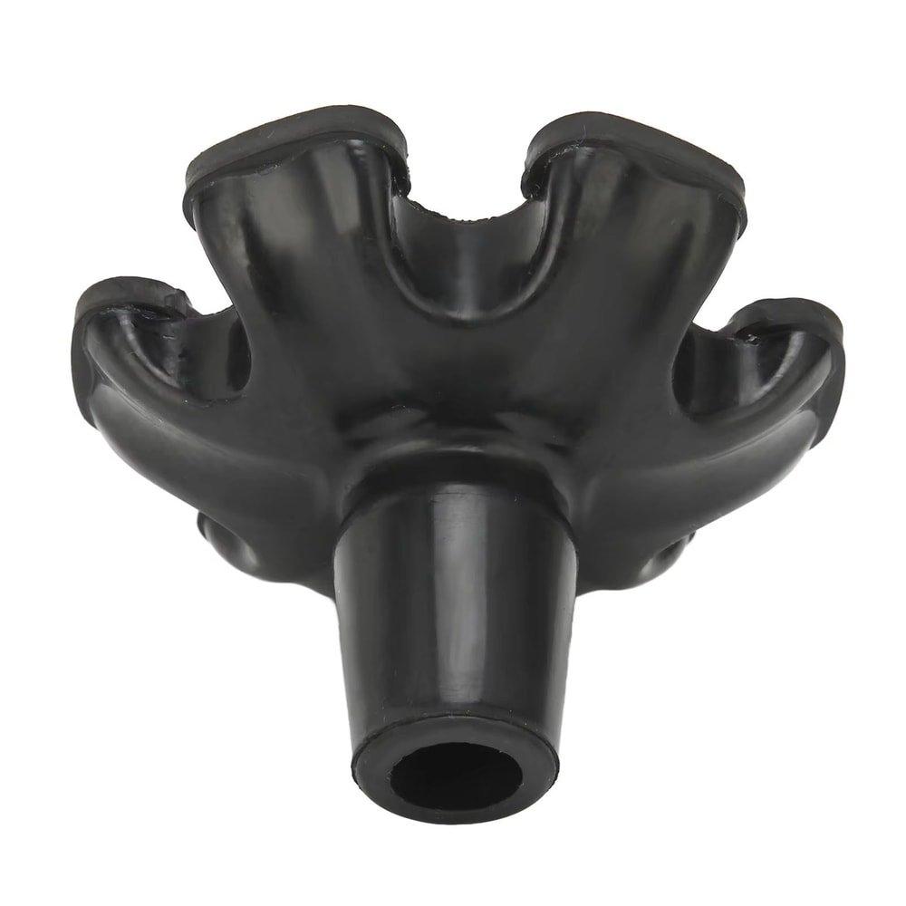 6Pillar Nonslip Rubber Cane And Crutch Tips For Walking Support 3