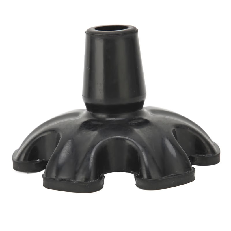 6Pillar Nonslip Rubber Cane And Crutch Tips For Walking Support 4