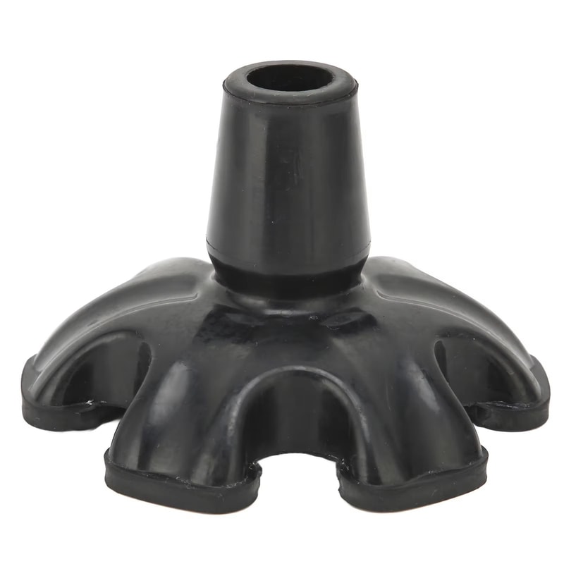 6Pillar Nonslip Rubber Cane And Crutch Tips For Walking Support 5