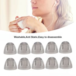 10-piece silicone hearing aid open domes for hearing aid comfort and fit