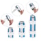 Aluminium Finger Splint Set With Three Sizes For Injury Support 1