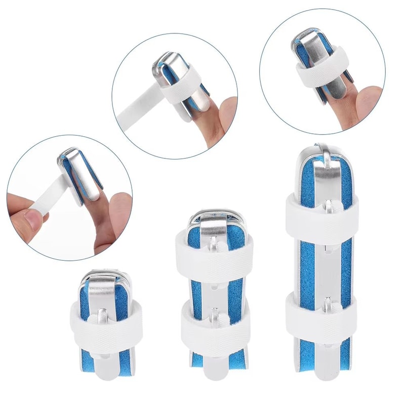 Aluminium Finger Splint Set With Three Sizes For Injury Support 1