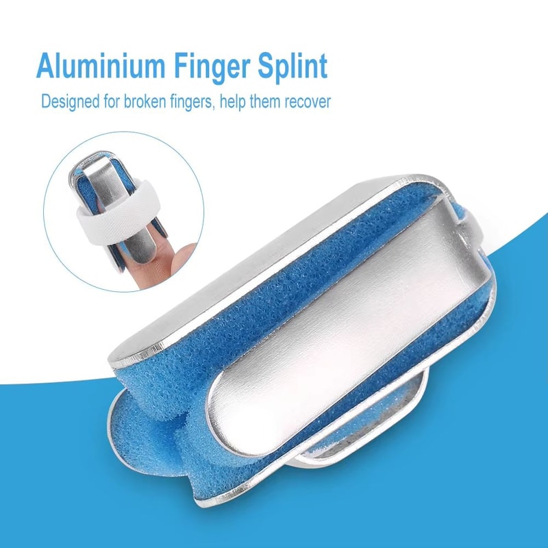 Aluminium Finger Splint Set With Three Sizes For Injury Support 3