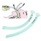 Disposable Transparent Nasopharyngeal Airway Tube Emergency Airway Support Green OralNasal Tube 0