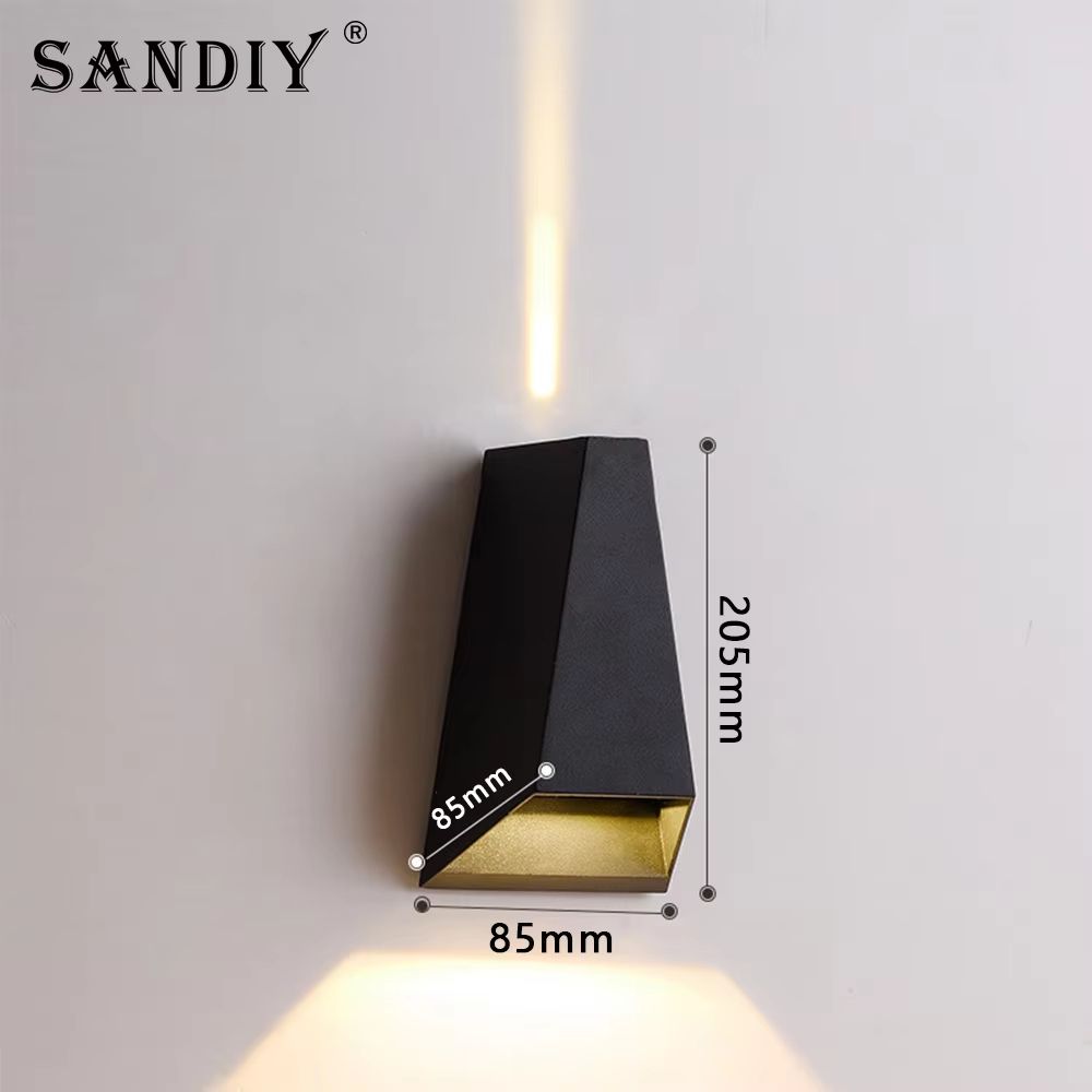 SANDIY Outdoor LED Garden Wall Lamp Up Down Light For Exterior Patio Porch Garage Gate Balcony Step 13