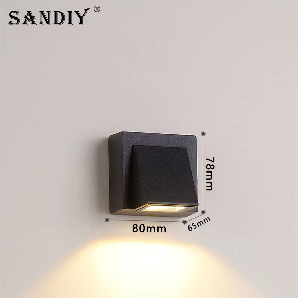 SANDIY Outdoor LED Garden Wall Lamp Up Down Light For Exterior Patio Porch Garage Gate Balcony Step 6