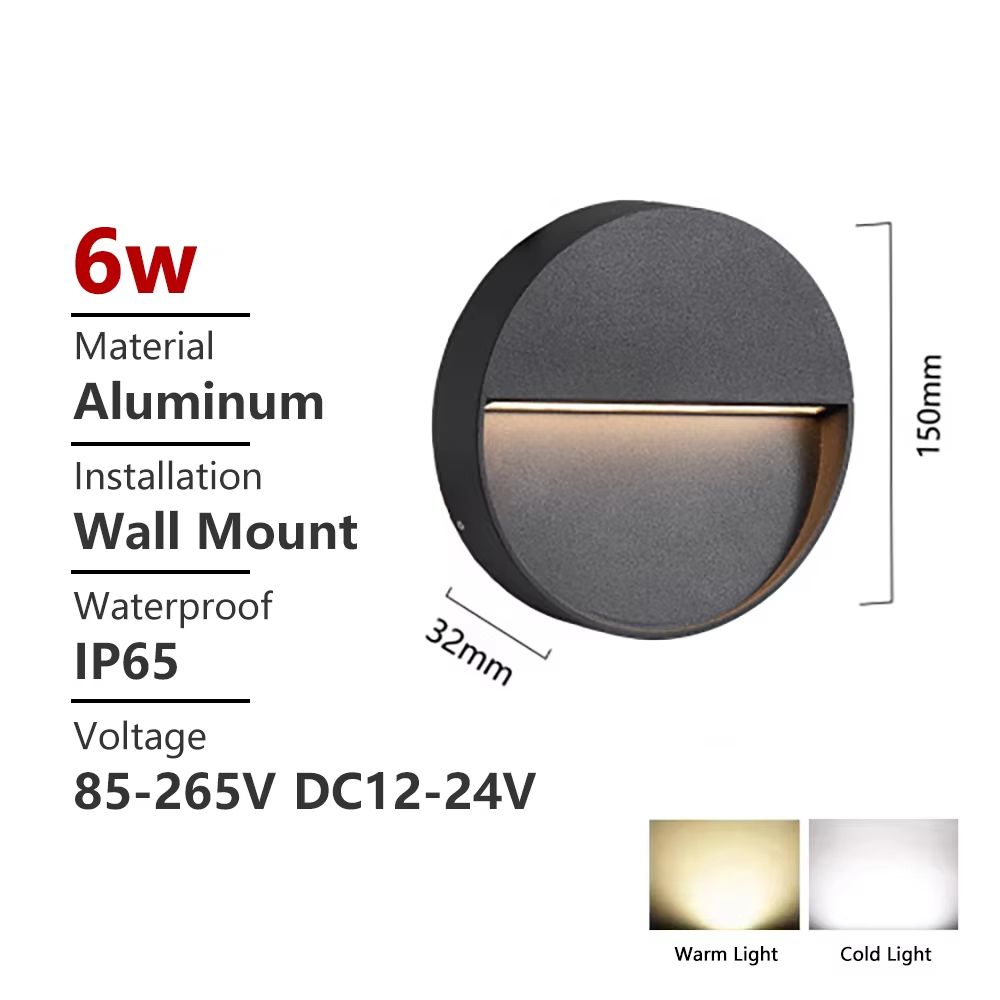 SANDIY Outdoor Waterproof LED Stair Light Wall Lamp Surface Mounted Terrace Porch Exterior Lightin 9