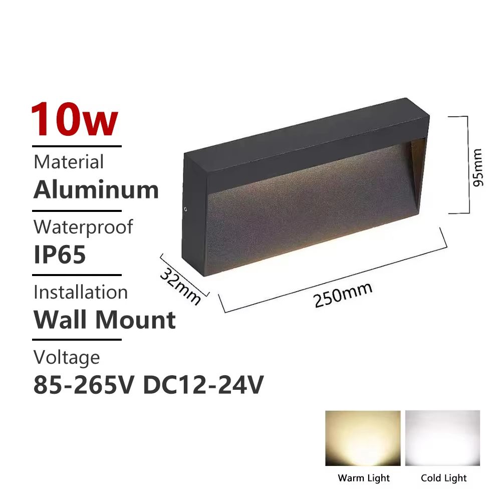 SANDIY Outdoor Waterproof LED Stair Light Wall Lamp Surface Mounted Terrace Porch Exterior Lightin 13