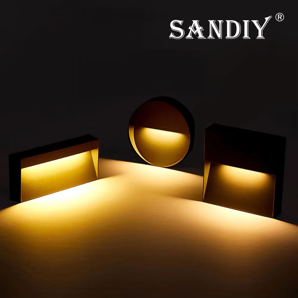 SANDIY Outdoor Waterproof LED Stair Light Wall Lamp Surface Mounted Terrace Porch Exterior Lightin 4