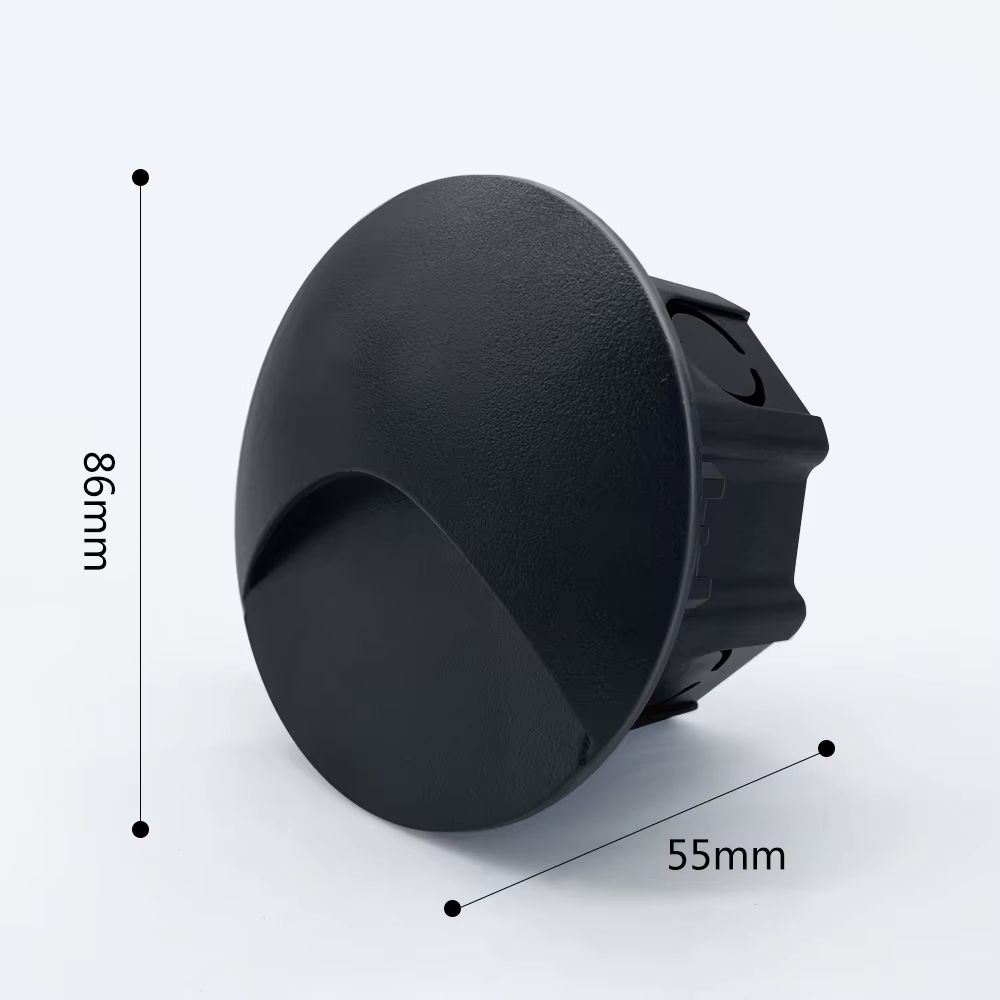 SANDIY Outdoor Sensor LED Embedded Wall Lamp With 60mm Box Waterproof Footlight For Stairs Steps G 11