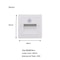 SANDIY Embedded Motion Sensor Stair Light Wall Sconce Indoor And Outdoor Step Lighting White Round 11